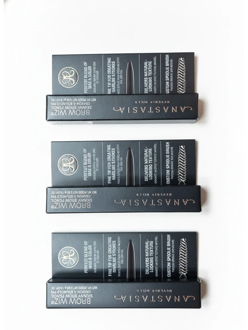 Anastasia Beverly Hills Brow Wiz Pencil Soft Brown LOT OF 3